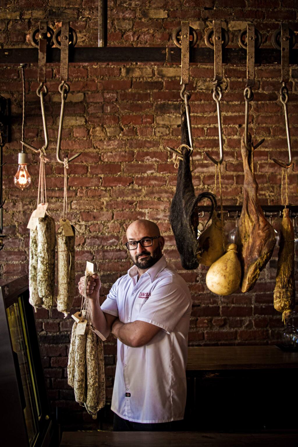 Dino Bugica is the chef/owner of Diavola in Geyserville and was one of many local chefs who worked at the old Santi Restaurant. (JOHN BURGESS / The Press Democrat)