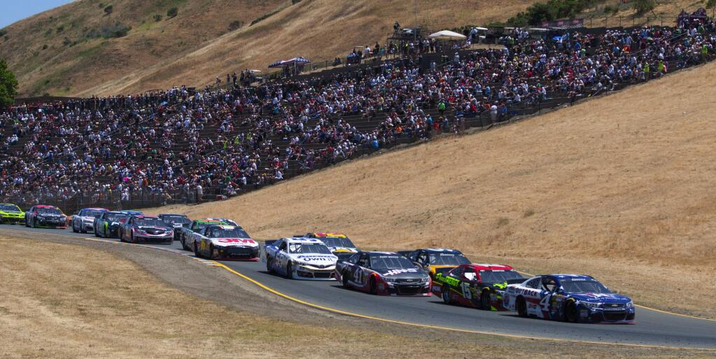James Fanucchi/Index-TribuneThe Valley's most attended major motorsports event, the NASCAR Sprint Cup Series weekend, starts today, continues Saturday, and concludes with the featured Toyota/Save Mart 350 on Sunday at Sonoma Raceway.
