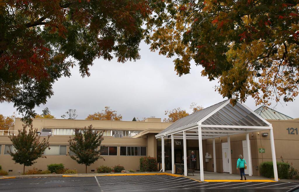 The medical office building at 121 Sotoyome Street is for sale. St. Joseph Health, which owns and runs nearby Memorial Hospital, is trying to purchase the property.(Christopher Chung/ The Press Democrat)