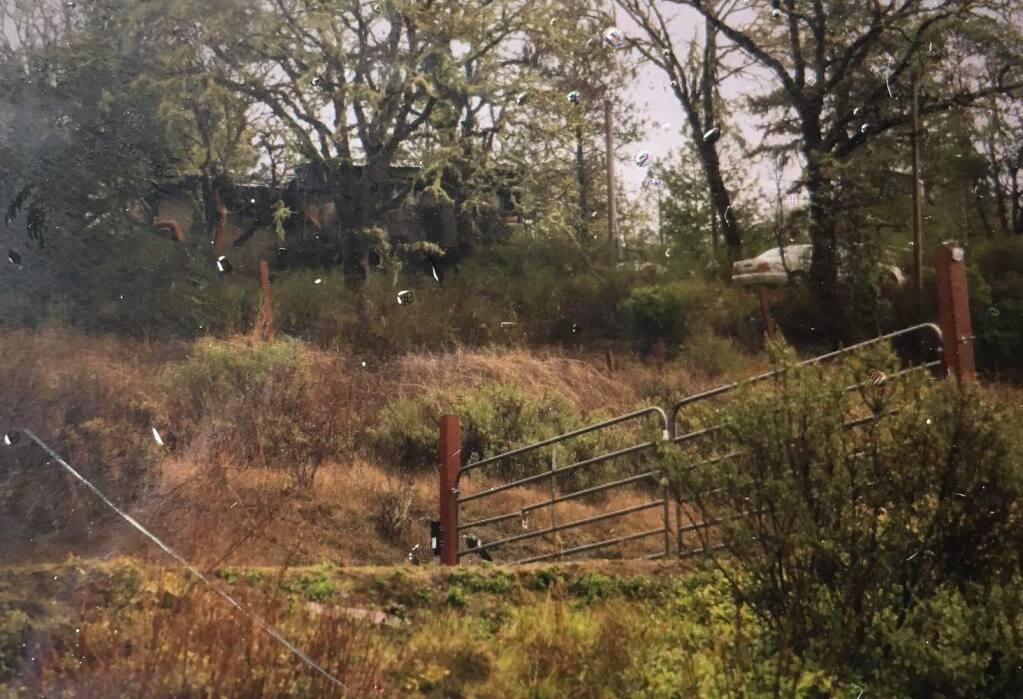 The property and structure on the outskirts of Willits where a double murder-suicide took place on Thursday, Jan. 10, 2019. Photo taken Friday, Jan. 11, 2019. (KENT PORTER/ PD)