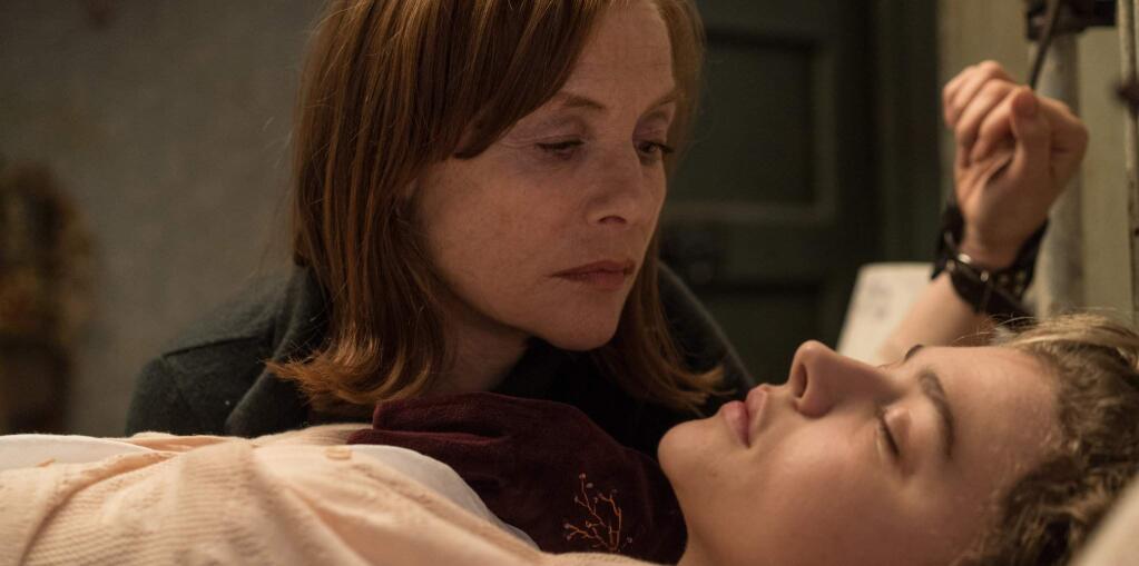 Isabelle Huppert, left, and Chloë Grace Moretz in “Greta,' about a young woman who becomes friends with the older, widowed Greta but soon finds Greta's maternal charms grow increasingly disturbing as Frances discovers that nothing in Greta's life is what it seems. (Jonathan Hession/Focus Features)