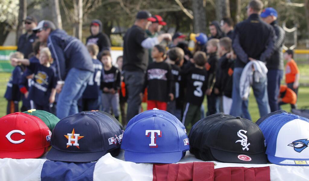 Bill Hoban/Index-TribuneSonoma Little League held its annual Opening Night Hat Ceremony last Friday, March 16. This year, the league has 350 players spread among 26 teams in four divisions.