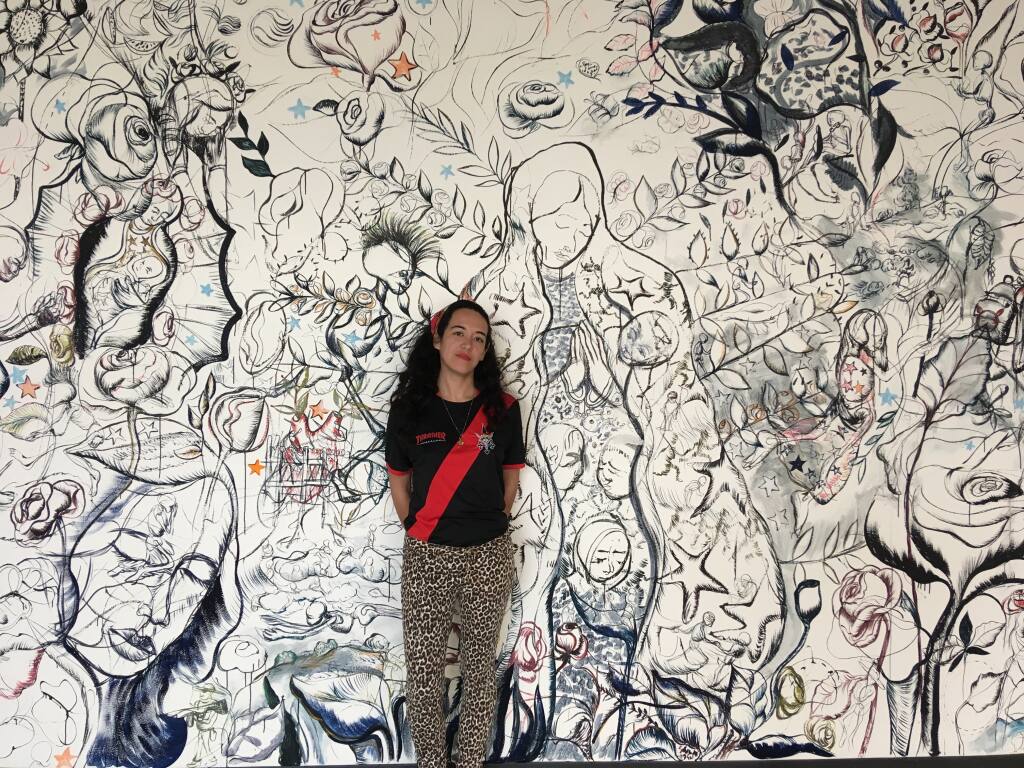 Maria de Los Angeles, a Yale grad, via Santa Rosa Junior College, will create a new mural in Glen Ellen. (Image provided by the artist).