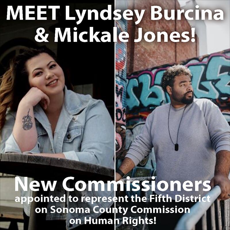 Lyndsey Burcina and Mickale Jones - New Fifth District Human Rights Commissioners