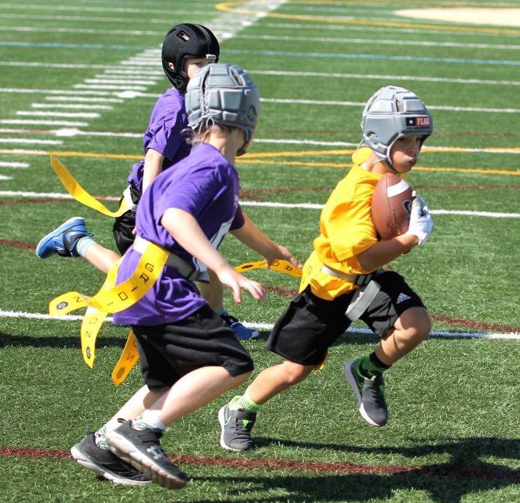 Flag football features the running and defense of the sport without the blocking and tackling. (SUBMITTED PHOTO)