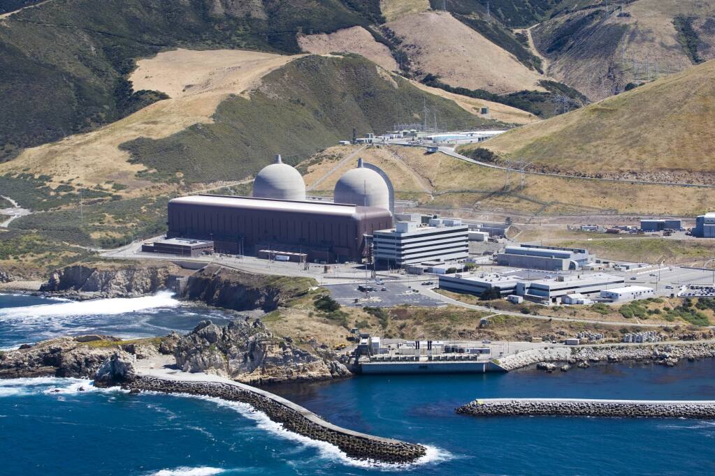 The Diablo Canyon nuclear power plant is scheduled to close in 2025. (JOE JOHNSTON / San Luis Obispo Tribune)