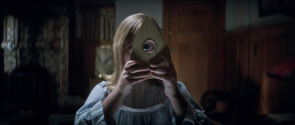 Lulu Wilson as Doris, a little girl who soon becomes a bit too close to a ghost named Marcus thanks to a ouija board. (UNIVERSAL)
