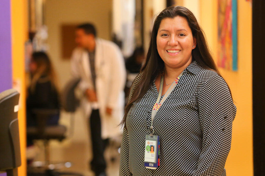 Yudith Vargas is the Associate Director of Nursing at Santa Rosa Community Health. (Christopher Chung/ The Press Democrat)