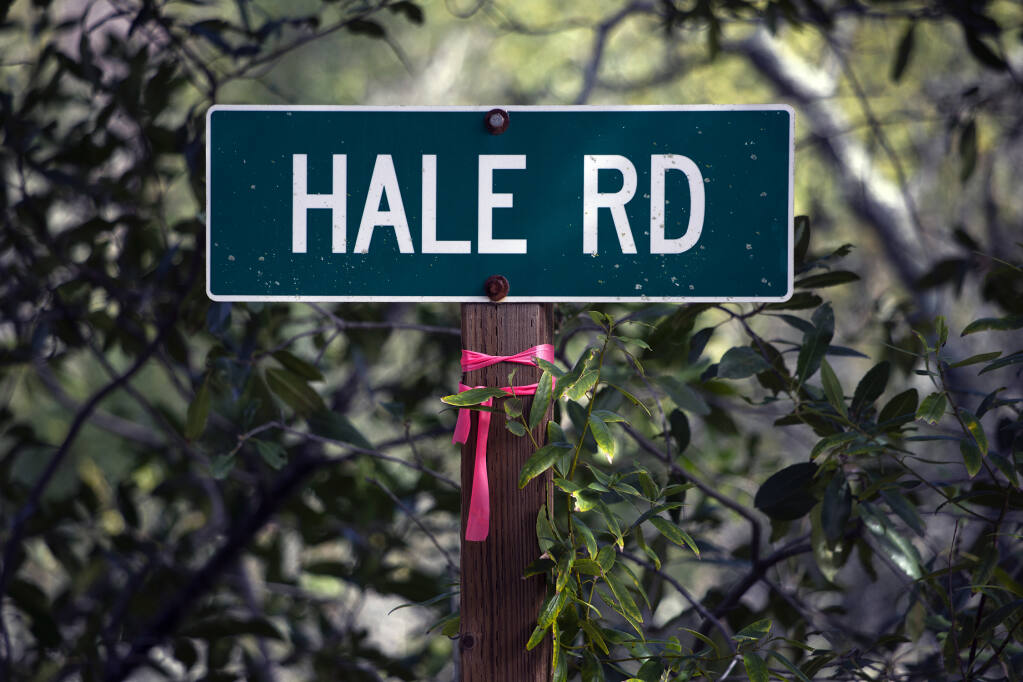Hale Road, off  Norrbom Road, leads to the site of another Pacaso home, on Monday, Jan. 31 2022. (Robbi Pengelly/Index-Tribune)