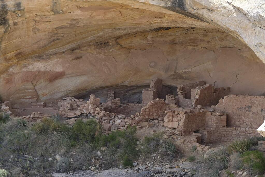 Butler Wash Indian ruins within Bears Ears National Monument near Blanding, Utah. U.S. (FRANCISCO KJOLSETH / Salt Lake Tribune)