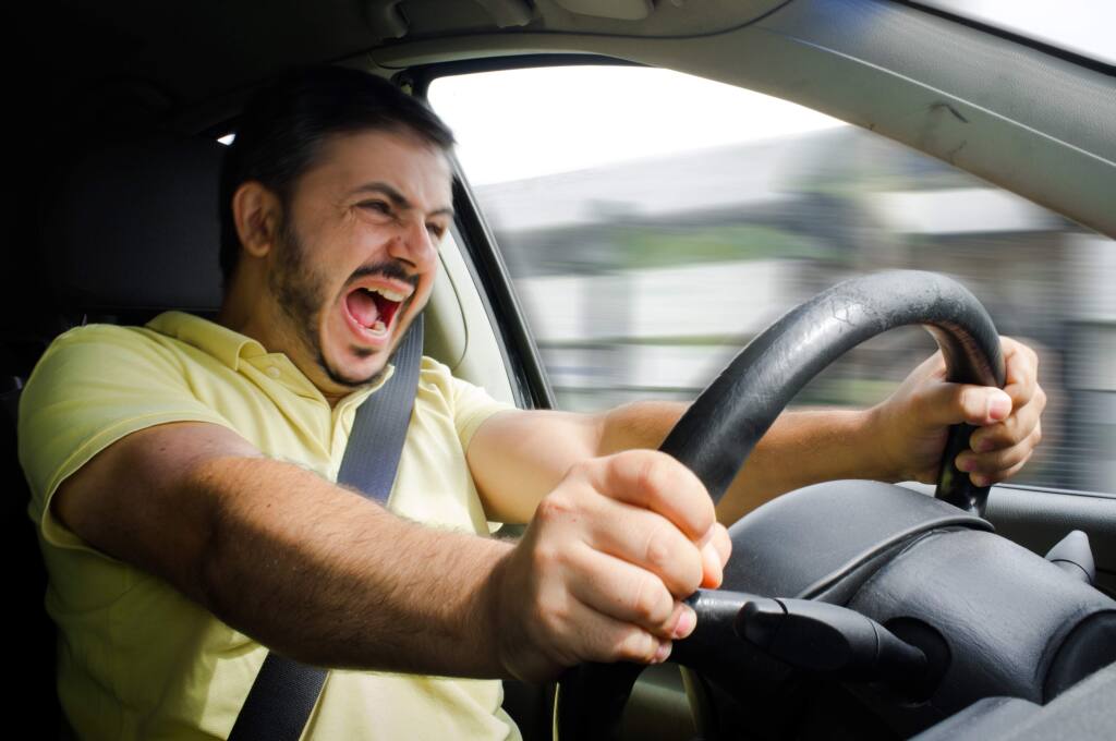 A recent study by the AAA Foundation for Traffic Safety suggests nearly 80 percent of motorists showed some form of aggressive driving over the past year. ( SHUTTERSTOCK )