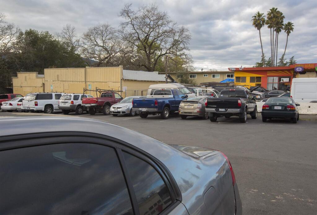 Drivers who park illegally in Boyes Hot Springs between Highway 12 and Boyes Boulevard will soon be ticketed. (Photo by Robbi Pengelly/Index-Tribune)