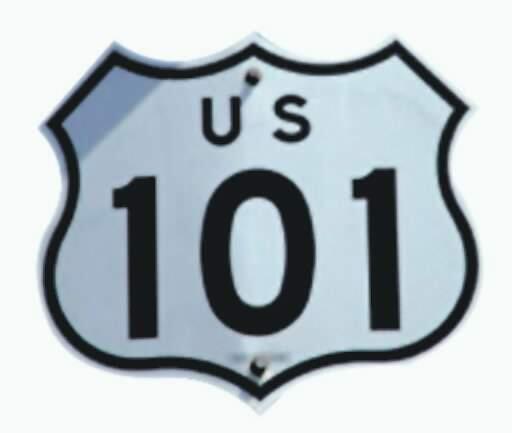 highway 101 sign