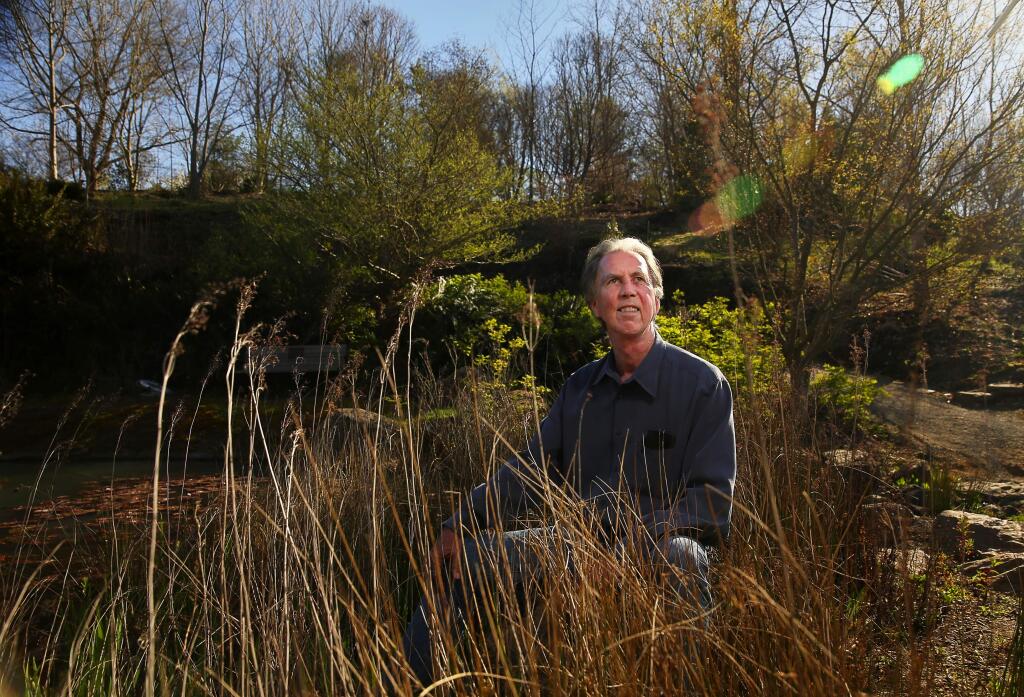 Bill McNamara is the director of Quarryhill Botanical Garden, in Glen Ellen. Over the course of 30 years, McNamara has built the garden with rare and endangered plants he found in Asia. (Christopher Chung/ The Press Democrat)