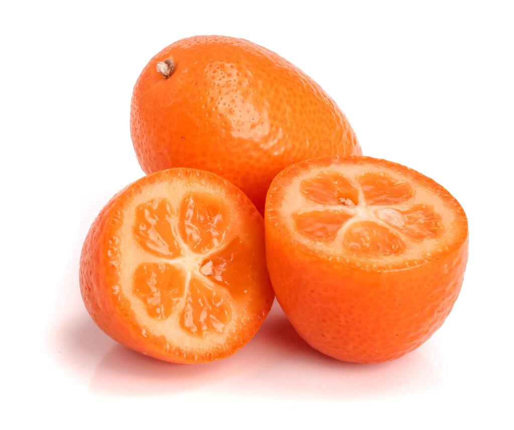 Kumquats are a citrus fruit that hit peak season in the winter.