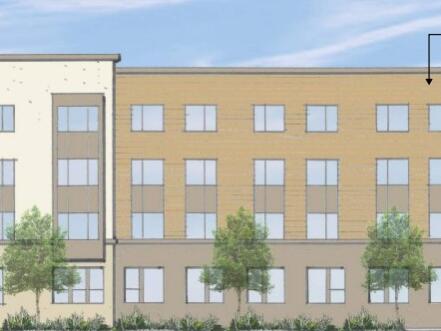 This rendering gives a preview of Washington Commons, a 52-unit affordable housing project to be built on a .75-acre lot in the 800 block of East Washington Street in Petaluma. (IMAGE COURTESY CITY OF PETALUMA)