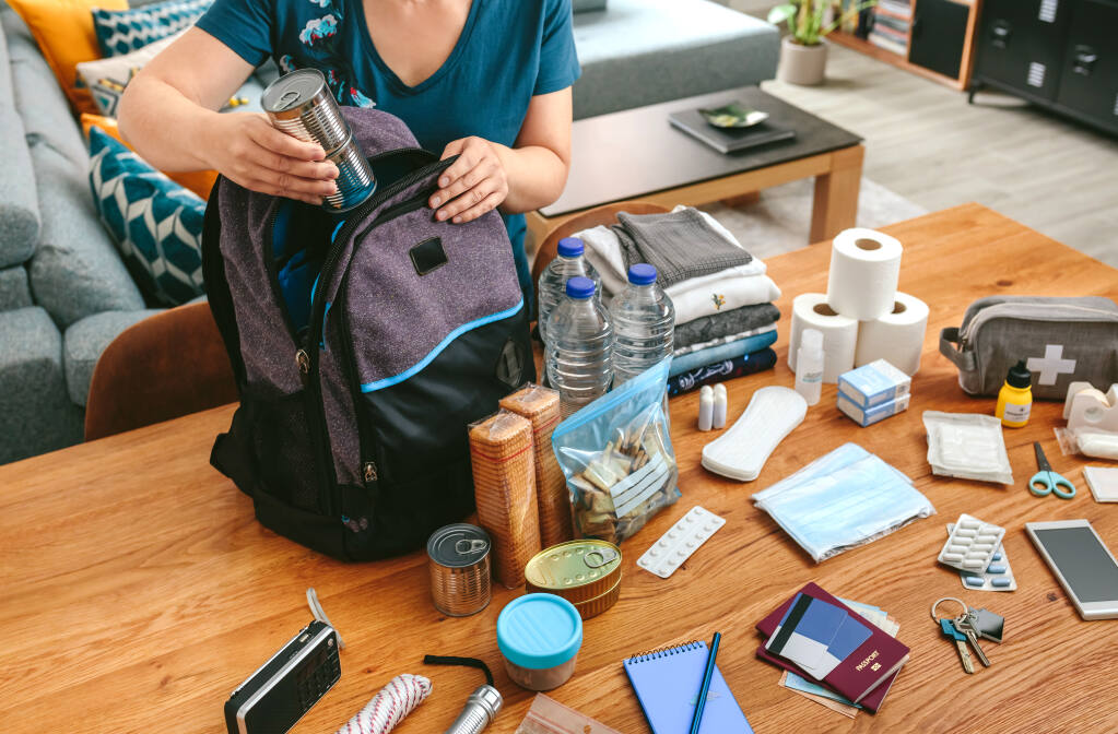 Now’s the time to look over your go-bag to ensure everything is up-to-date and working. Stock photo.