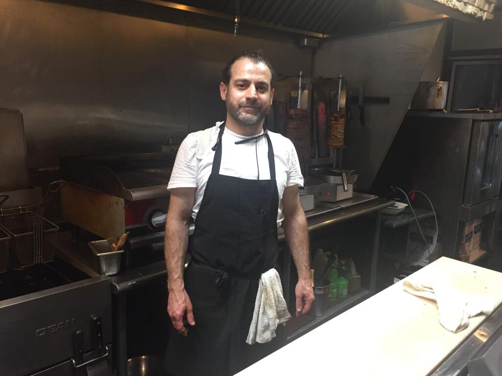 Chef Oktay Gencsoy of Real Doner in Petaluma.
