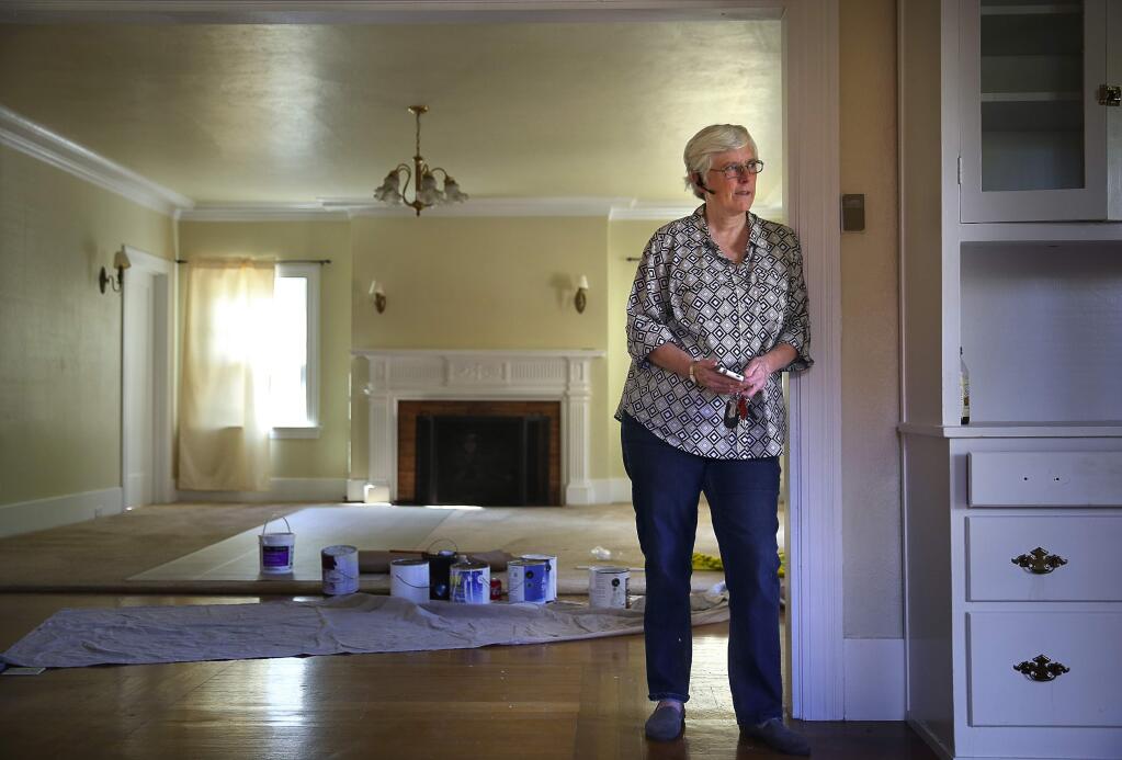 (File photo) Dorothy Beattie, who owns a four-unit property on Slater Street in Santa Rosa, is opposed to proposed rent control.(Christopher Chung/ The Press Democrat)