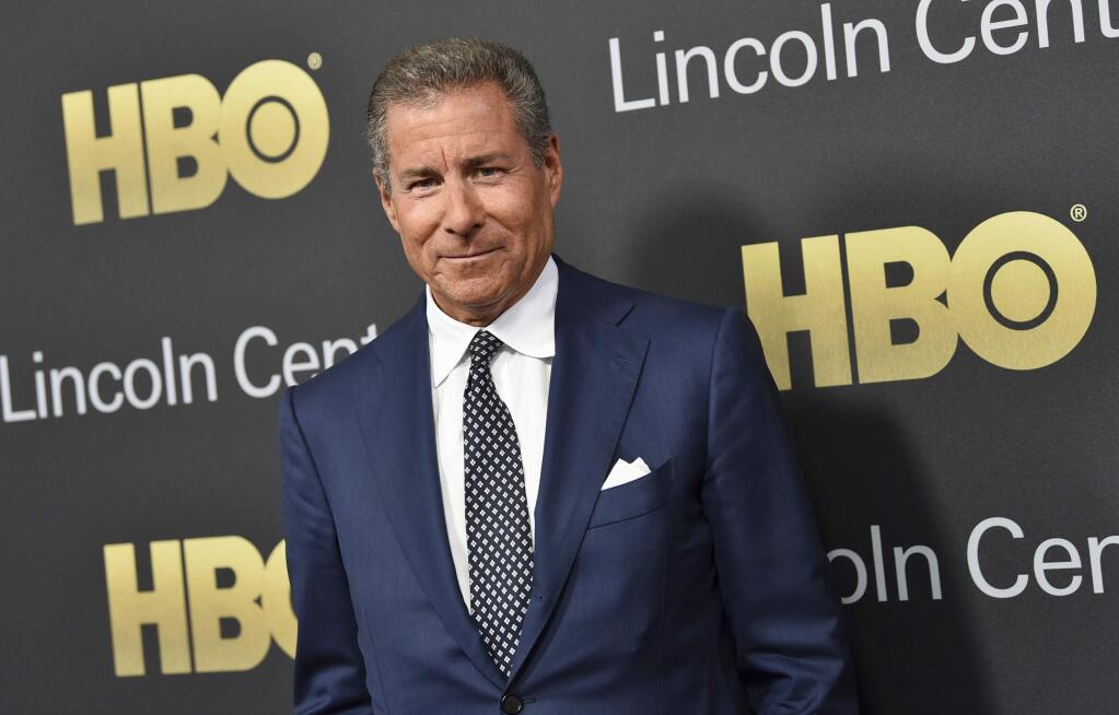FILE - This May 29, 2018 file photo shows honoree HBO CEO Richard Plepler attending the Lincoln Center for the Performing Arts American Songbook Gala at Alice Tully Hall on in New York. HBO's longtime chief executive is leaving the cable channel, less than a year after AT&T acquired HBO's parent company. In a memo to HBO staffers Thursday, Feb. 28, 2019, Plepler said it was the right time for him to leave. The memo was obtained by The Associated Press. (Photo by Evan Agostini/Invision/AP, File)