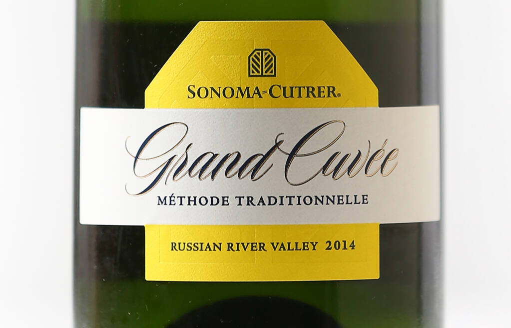 Best of the Best, Best of Show Sparkling and Best of Sonoma County: Sonoma-Cutrer 2014 Grand Cuvée, Russian River Valley.  (Christopher Chung / The Press Democrat)