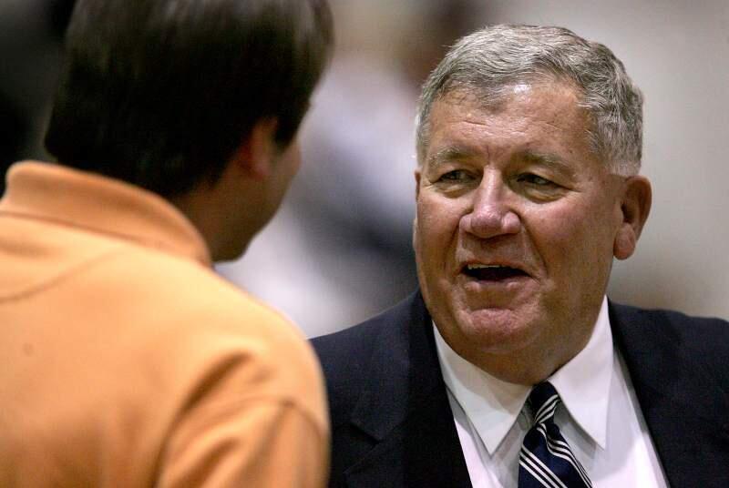Bill Trumbo, who coached both Sonoma State University and Santa Rosa Junior College to basketball championships, died Sunday at his home in Hawaii. (Kent Porter/The Press Democrat)
