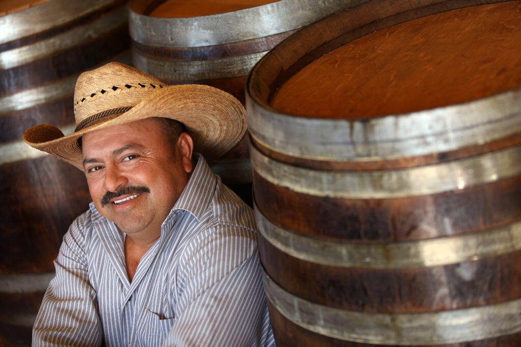 9/18/2013: D1:PC:  Ulises Valdez operates Valdez Family Winery, in addition to managing and selling 900 acres of fruit from Ulises Valdez Vineyard to other area wineries.   (Christopher Chung/ The Press Democrat)