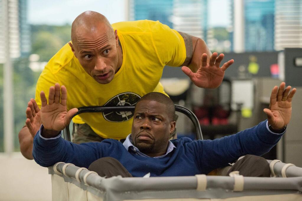 Warner Bros.A one-time bullied geek, Bob(Dwayne Johnson) , who grew up to be a lethal CIA agent, enlists the help of former 'big man on campus,' Calvin (Kevin Hart), now an accountant who misses his glory days, on a top-secret mission.