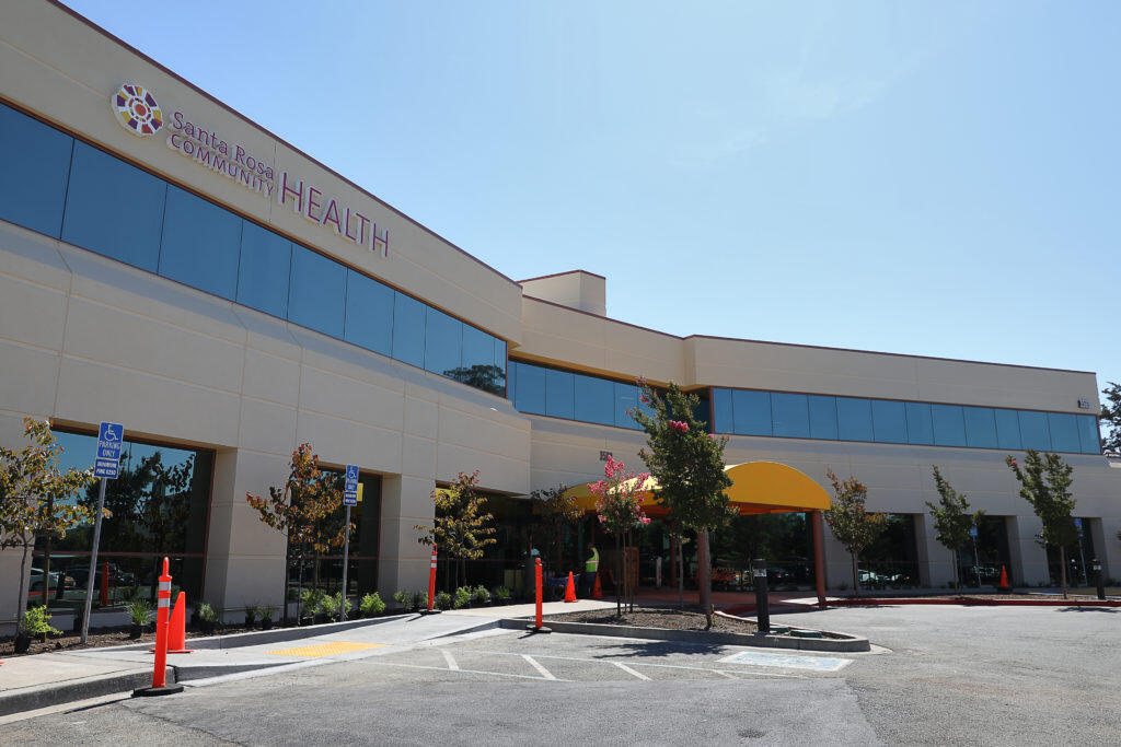 The Santa Rosa Community Health Vista Campus will reopen on Monday. The campus has been closed since it sustained damage in the Tubbs fire.(Christopher Chung/ The Press Democrat)