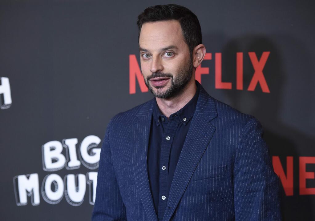 Nick Kroll arrives at the premiere of 'Big Mouth' at Break Room 86 on Wednesday, Sept. 20, 2017, in Los Angeles. (Photo by Chris Pizzello/Invision/AP)