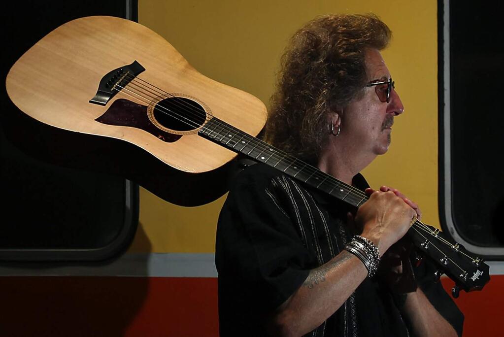 Sonoma County musician Buzzy Martin wrote 'Don't shoot! I'm the guitar man', Wednesday July 21, 2010. (Kent Porter / Press Democrat) 2010