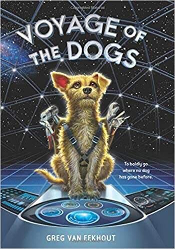 VOYAGE OF THE DOGS: Greg Van Eekhout's space fantasy is the No. 4 bestselling book on the Kids and Young Adults list.