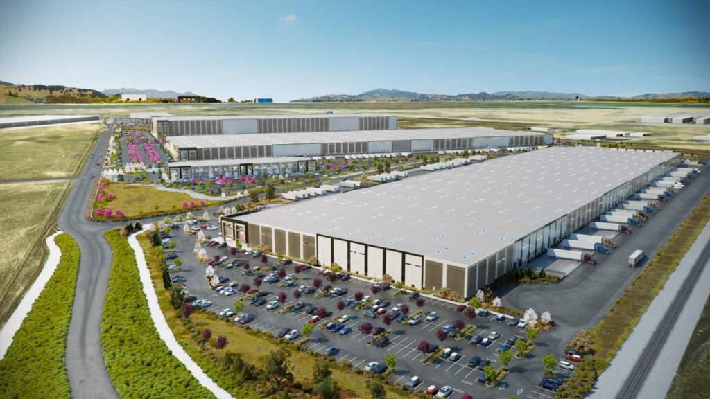 The 646,000-square-foot first building at Napa Logistics Park, completed in early 2016, is the first of 2.9 million square feet planned for the development.(NapaLogisticsPark.com)