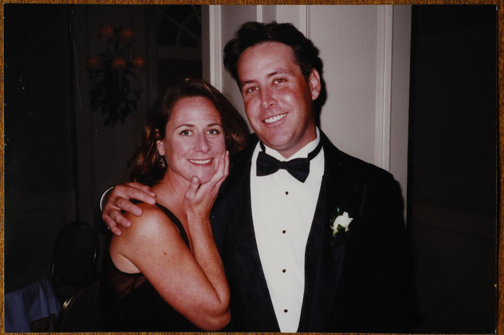 An old photo of Jack and Lauren Grandcolas. Lauren Grandcolas was one of the victims on United Airlines Flight 93 on Sept. 11, 2001. (David G. McIntyre / For The Press Democrat)