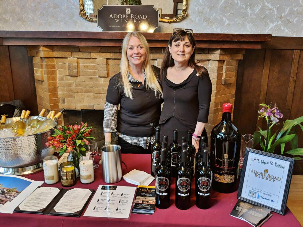 Adobe Road Winery at Sips and Bites at the Petaluma Women's Club. (HOUSTON PORTER/FOR THE ARGUS-COURIER)