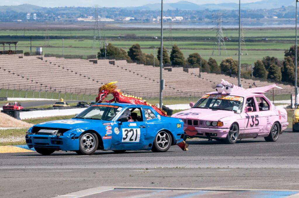 SONOMA RACEWAY PHOTOThe race might not be to the fastest, but to the ugliest as Sonoma Race way hosts The 24 Hours of Lemons this weekend.