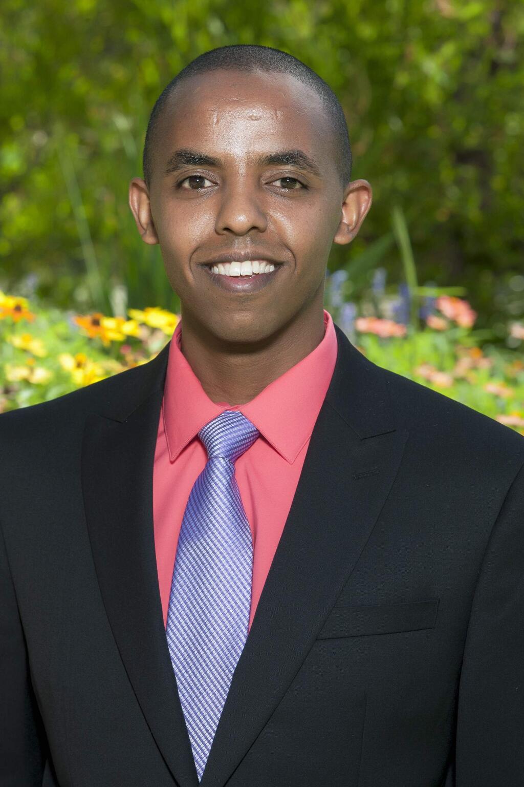 Dawit Tesfasilassie, 33, assistant administrator, Sutter Santa Rosa Regional Hospital, is a North Bay Business Journal 2019 Forty Under 40 winner. (BILL MAHON PHOTO)