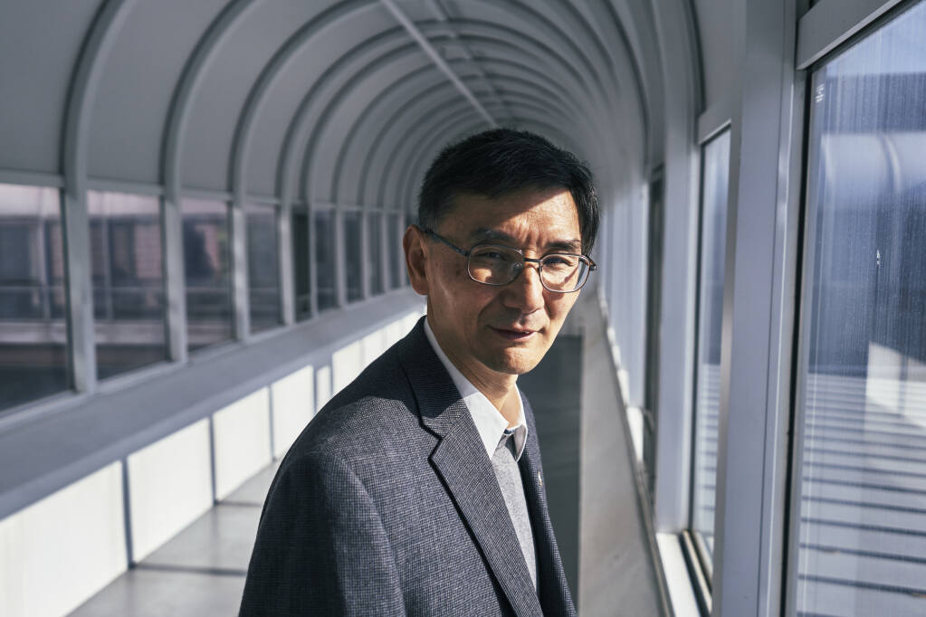 Yiguang Ju, a professor of mechanical and aerospace engineering at Princeton University who fears that if he were to work with NASA again, he would attract undue scrutiny, at the school in Princeton, N.J., Nov. 18, 2021. Many are expressing concern that the U.S. government’s hunt for evidence of Chinese espionage at universities is having a chilling effect across campuses that scientists and university administrators say has slowed research and contributed to a flow of talent out of the United States that may benefit Beijing. (An Rong Xu/The New York Times)