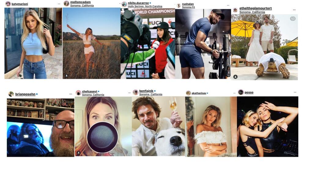 A sampling of Sonoma 2020 Instagram stars. Click through to see all the top contenders.