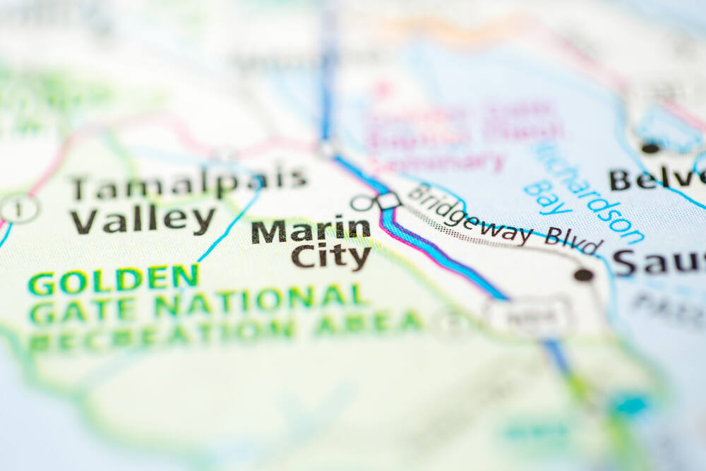 Marin City. California (SevenMaps / Shutterstock)