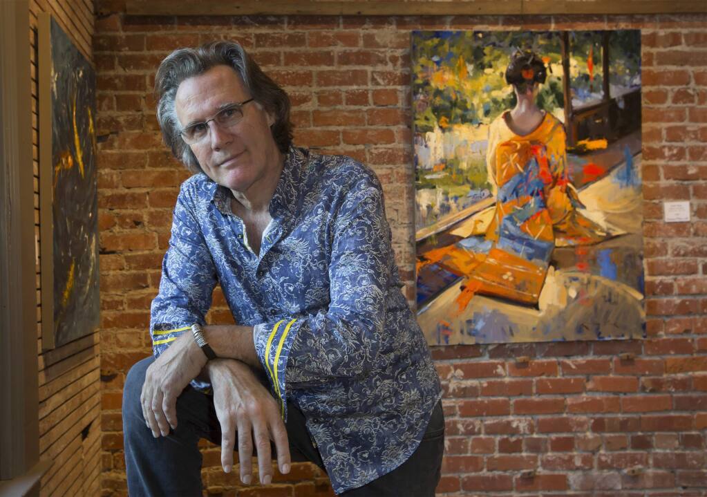 Keith Wicks co-founded the Sonoma Plein Air Foundation in 2002. (Robbi Pengelly/Index-Tribune)
