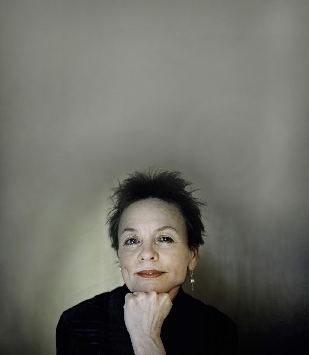 Laurie Anderson, experimental performance artist, composer and musician who plays violin and keyboards and sings in a variety of experimental music and art rock styles.
