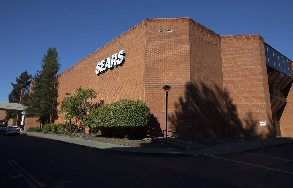 The Sears building in Santa Rosa Plaza. (John Burgess / The Press Democrat file)