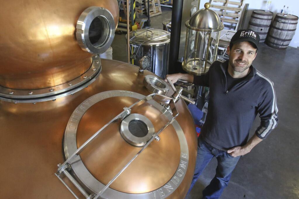 Mike Griffo at his Griffo Distillery in Petaluma on Monday, March 25, 2016. (SCOTT MANCHESTER/ARGUS-COURIER STAFF)