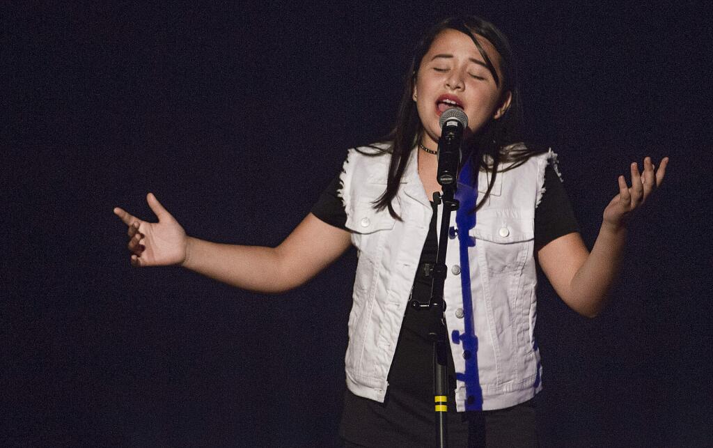 Fernanda Alvarez, 11, wowed the audience at the La Luz fundraiser in August. (Photo by Robbi Pengelly/Index-Tribune)
