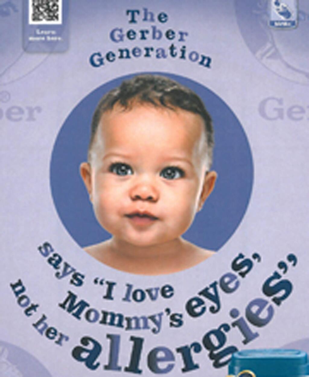 This handout image provided by the Federal Trade Commission (FTC) shows a label from Gerber Good Start Gentle formula. Federal regulators announced Thursday they were suing Gerber, the well-known baby food maker, for claiming that its Good Start Gentle formula can prevent or reduce allergies in children. (AP Photo/FTC)