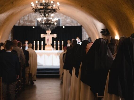 Catholic Mass held at Napa Meritage Resort and Spa during the 2021 Summer Conference of the Napa Institute. (Submitted Photo)