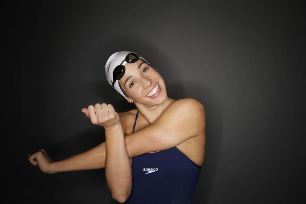 Santa Rosa native Maya DiRado will swim three events next month at the Olympics in Rio de Janeiro. (Jae C. Hong / Associated Press)