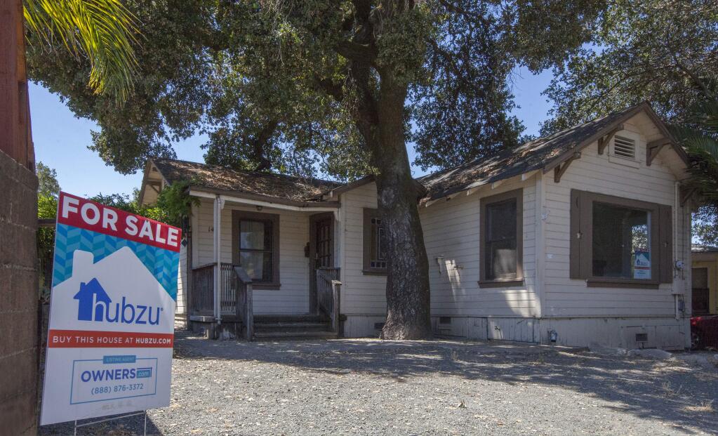 At press time, the least expensive house for sale in the Valley had an asking price of $351,300. The two-bedroom, one-bath, 768-square-foot home is in Boyes Hot Springs, according to realtor.com. (Photo by Robbi Pengelly/Index-Tribune)