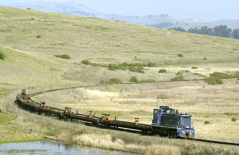 California plans to require trains to switch to zero-emission engines BY 2030. (CHRISTOPHER CHUNG / The Press Democrat)
